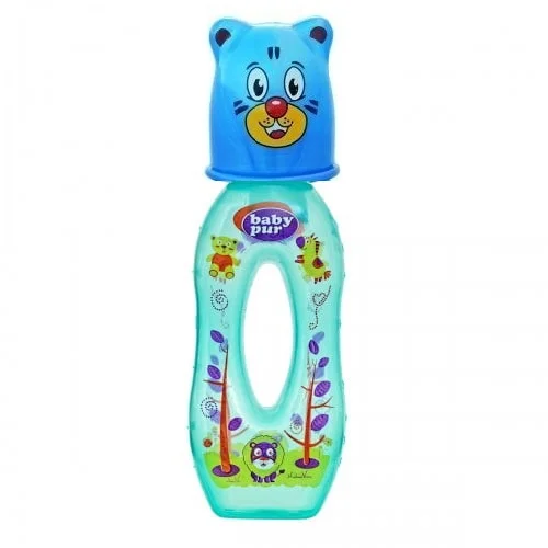 BABY PUR BIBERON PROMONADE COUVERCLE OURSON PLASTIQUE 250ML REF.83061B