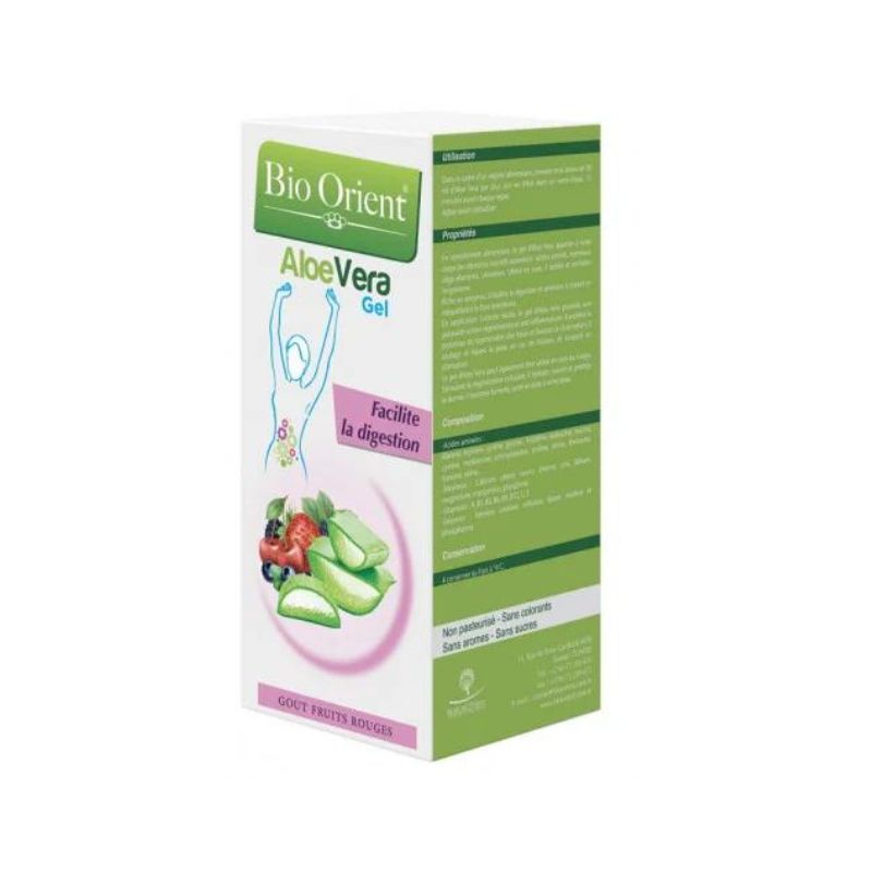 BIO ORIENT GEL ALOE VERA GOUT FRUITS ROUGES 250ML