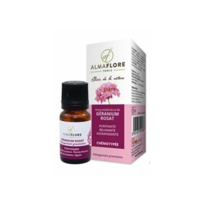 ALMAFLORE HUILE ESSENTIELLE DE GERANIUM ROSAT 10 ML