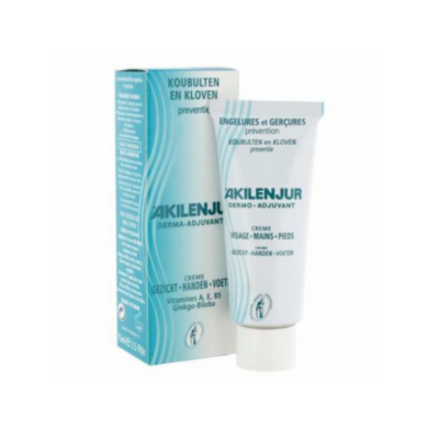 AKILEINE AKILENJUR DERMOADJUVANT CREME VISAGE PIEDS MAINS 75ML