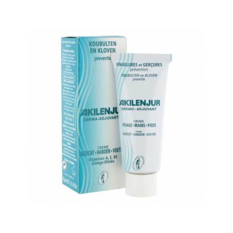 AKILEINE AKILENJUR DERMOADJUVANT CREME VISAGE PIEDS MAINS 75ML