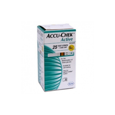 ACCU-CHEK Active BANDELETTES  25 bandelettes