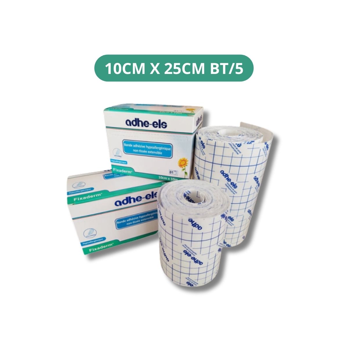 ADHE-ELS FIXADERM STERILE 10CMX25CM BT/5