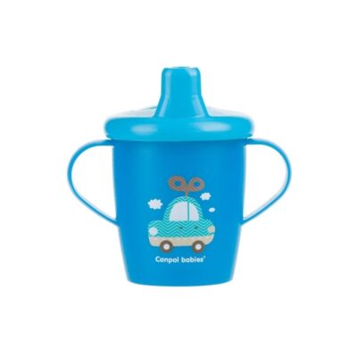 CANPOL TASSE INVERSABLE BLEU 250 ML REF.31/200