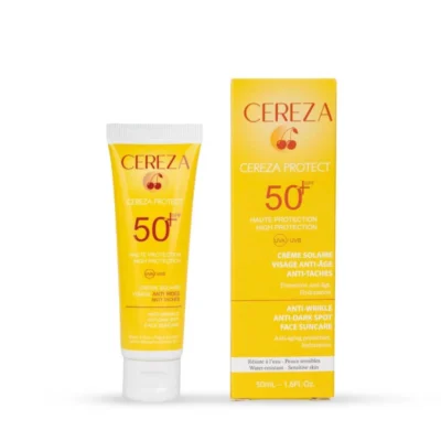 CEREZA CREME SOLAIRE VISAGE ANTI AGE ET ANTI TACHE 50ML