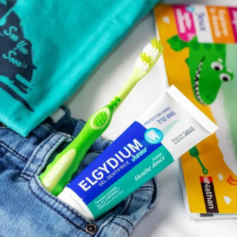 ELGYDIUM DENTIFRICE JUNIOR MENTHE DOUCE 7/12 ans – Image 2