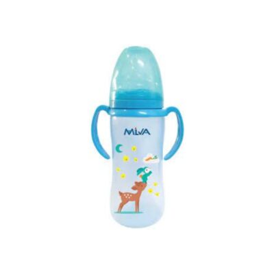 MILVA BIBERON LARGE PLASTIQUE GM 300 ML