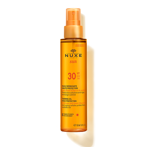 NUXE Sun Huile Bronzante visage et corps SPF50  150ml