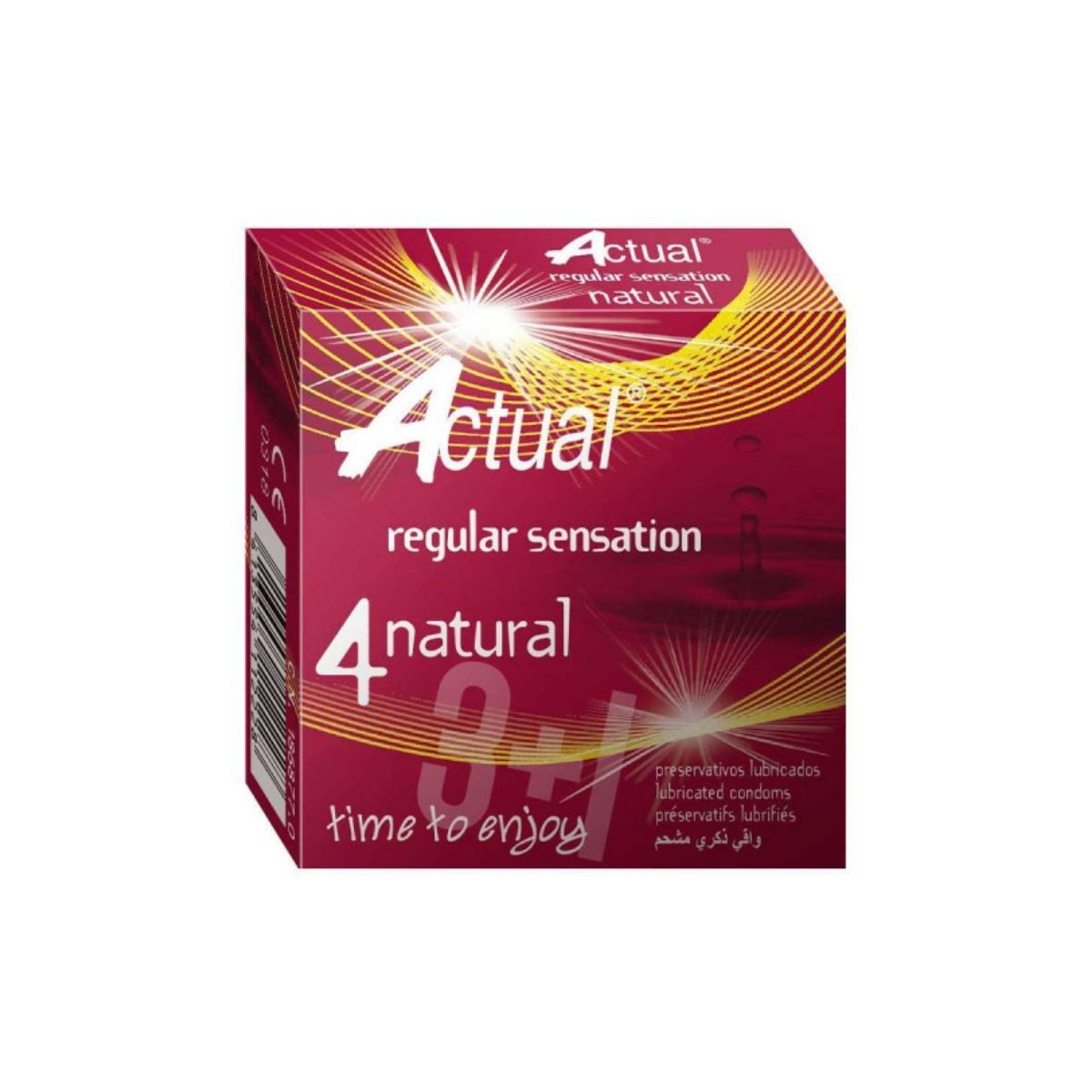 PRESERVATIF ACTUAL NATUREL BT/4