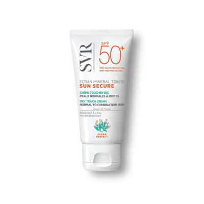 SVR SUN SECURE ÉCRAN MINÉRAL TEINTÉ – Peaux normales à mixtes SPF 50+  50ml