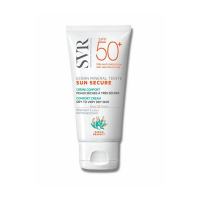 SVR SUN SECURE ÉCRAN MINÉRAL TEINTÉ Peaux Sèches SPF50+   50ml