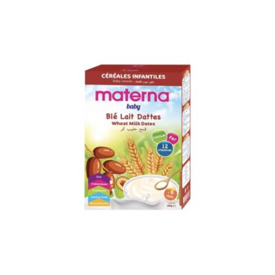 MATERNA FARINE BLE LAIT DATTE 200GR