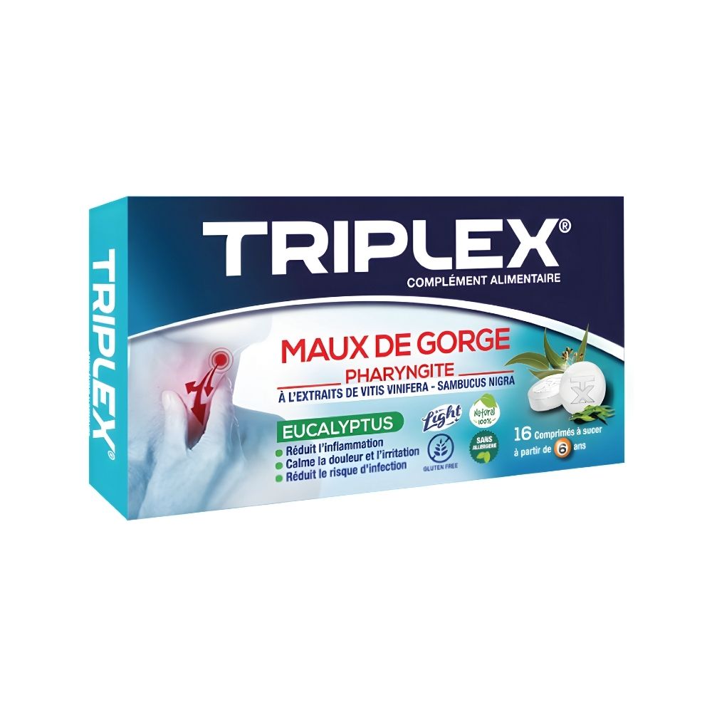 TRIPLEX MAUX DE GORGE EUCALYPTUS BT/16