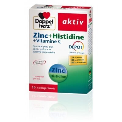 AKTIV ZINC+HISTIDINE+VITAMINE C  30 Comprimés