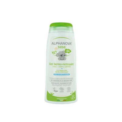 ALPHANOVA BEBE BIO GEL DERMO-NETTOYANT 2EN1 CORPS&CHEVEUX 200ML