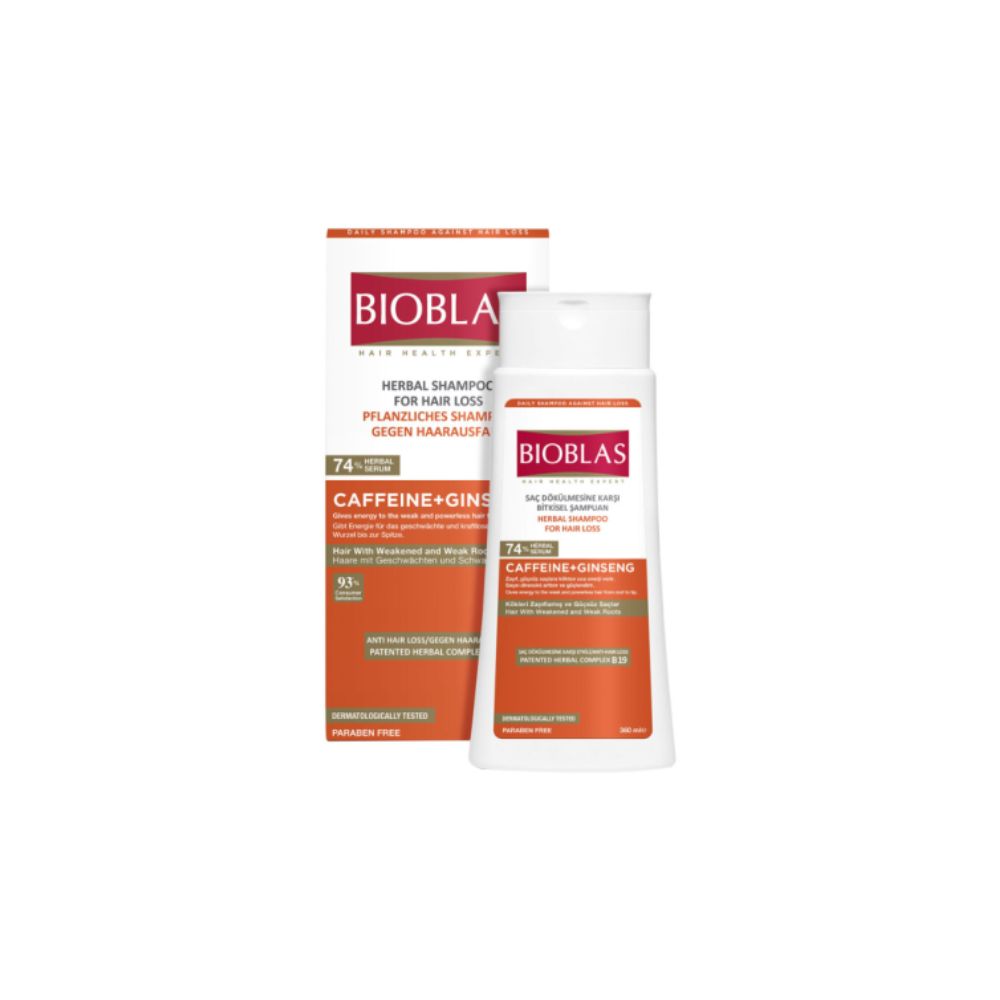 BIOBLAS SHAMPOING ENERGISANT CAFFEINE+GINSENG 360ML