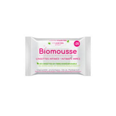 Biomousse Lingettes intimes 20pcs