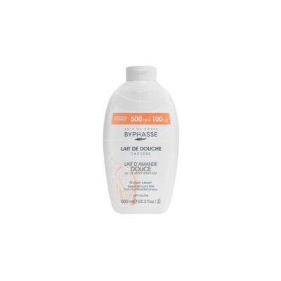 BYPHASSE LAIT DE DOUCHE CARESSE D’AMANDE DOUCE 600ML