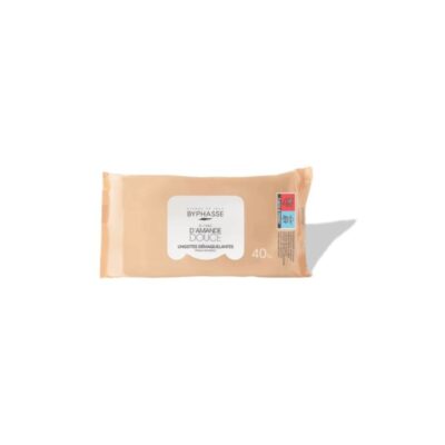 BYPHASSE LINGETTES DEMAQUILLANTES AMANDE DOUCE BT/40
