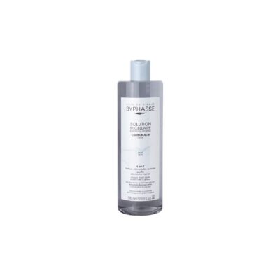 BYPHASSE SOLUTION MICELLAIRE DEMAQUILLANTE 4 EN 1 AU CHARBON ACTIF 500ML