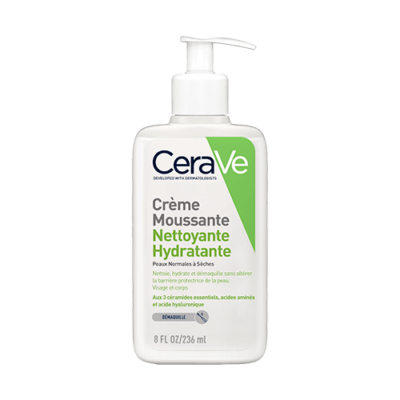 CERAVE CREME MOUSSANTE NETTOYANTE HYDRATANTE 236 ML