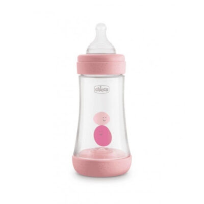 CHICCO Biberon Perfect 5 240ML Rose