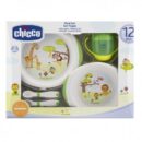CHICCO SET DE REPAS BEBE VERT  12m+