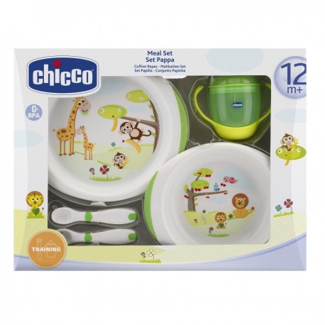 CHICCO SET DE REPAS BEBE VERT 12m+