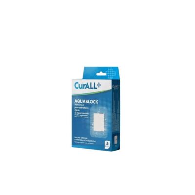 Curall Aquablock – Pansement post-opératoire stérile & imperméable – 50x70mm