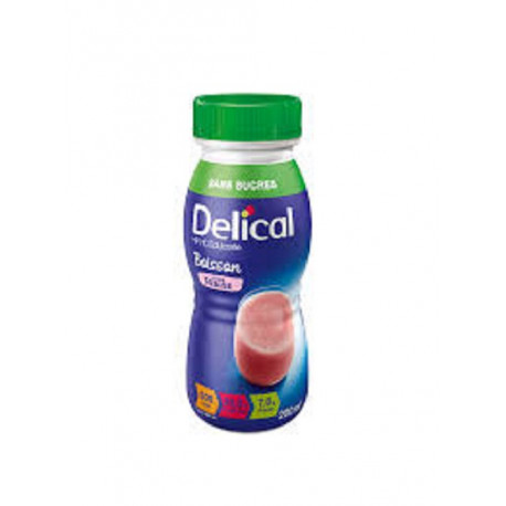 Delical Boisson sans sucres fraise 200ml