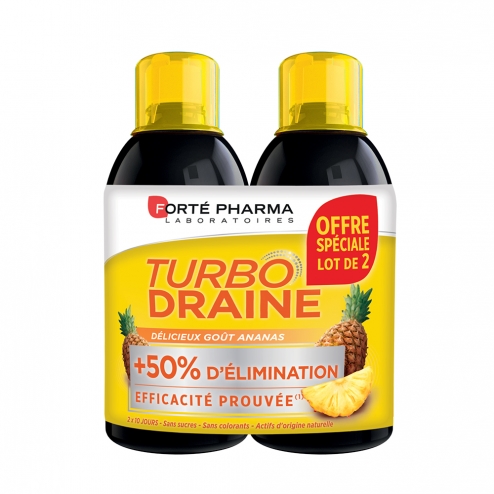 FORTE PHARMA TURBODRAINE ANANAS 2X500ML