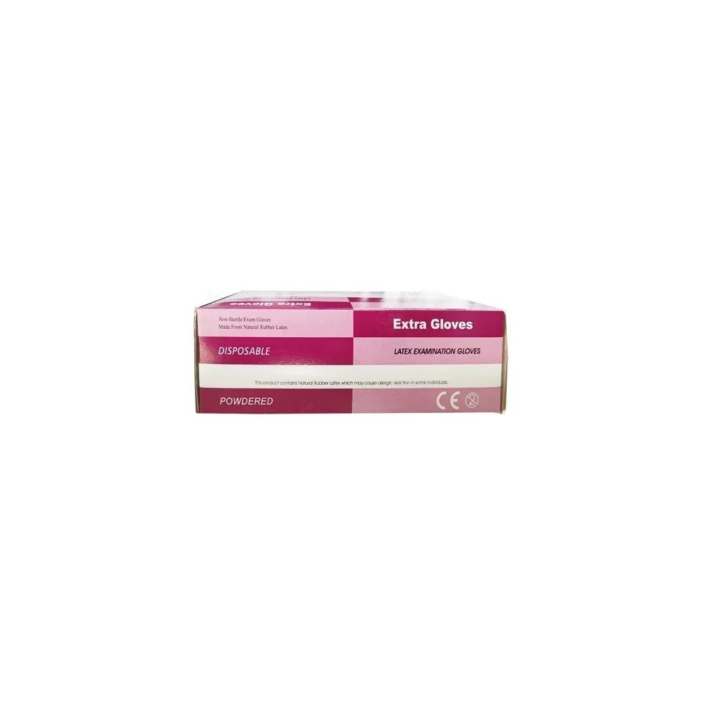 Gants Latex Extra Gloves Taille L – Boite de 100