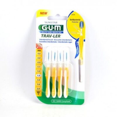 GUM Brossettes Traveler Extrafine conique  bte de 4 (1514)