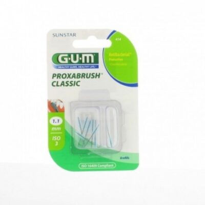 GUM brossettes ultra fine conique  boite de 8 (414)