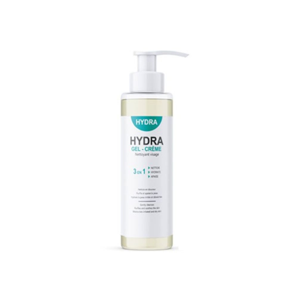 hydra gel creme nettoyant visage 225ml