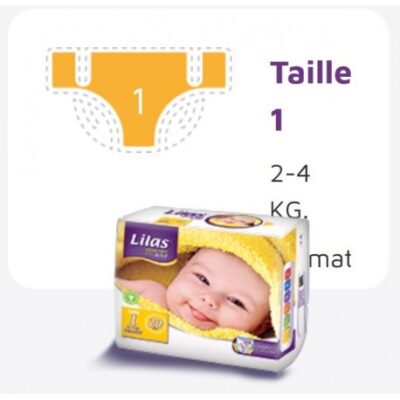 Lilas Couche BB 2-4 Kg Confort max actif pharmacie   20 pièces