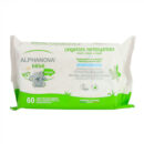 LINGETTES NETTOYANTES X60 BÉBÉ SIÈGE, VISAGE ET MAINS ALPHANOVA