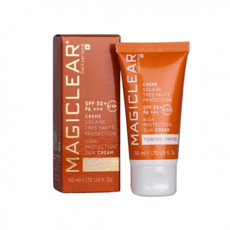 MAGICLEAR Crème Solaire TEINTEE SPF 50+  50ml