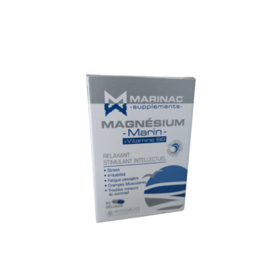 MARINAC SUPPLÈMENTS MAGNÉSIUM MARIN BT 60 Gélules