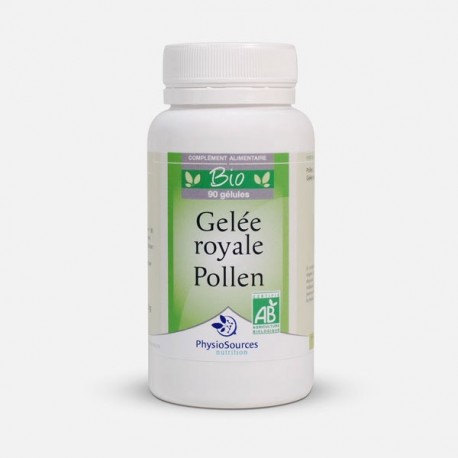 Physio Source Gelée Royale Pollen Bio 60 Gélules