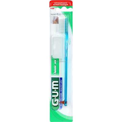 GUM Brosse à dents Classic Compact souple (409)