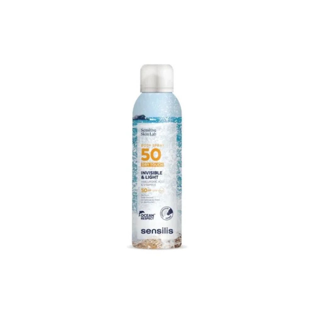 SENSILIS SUN SECRET BODY SPRAY TOUCHER SEC SPF50+ 200ML