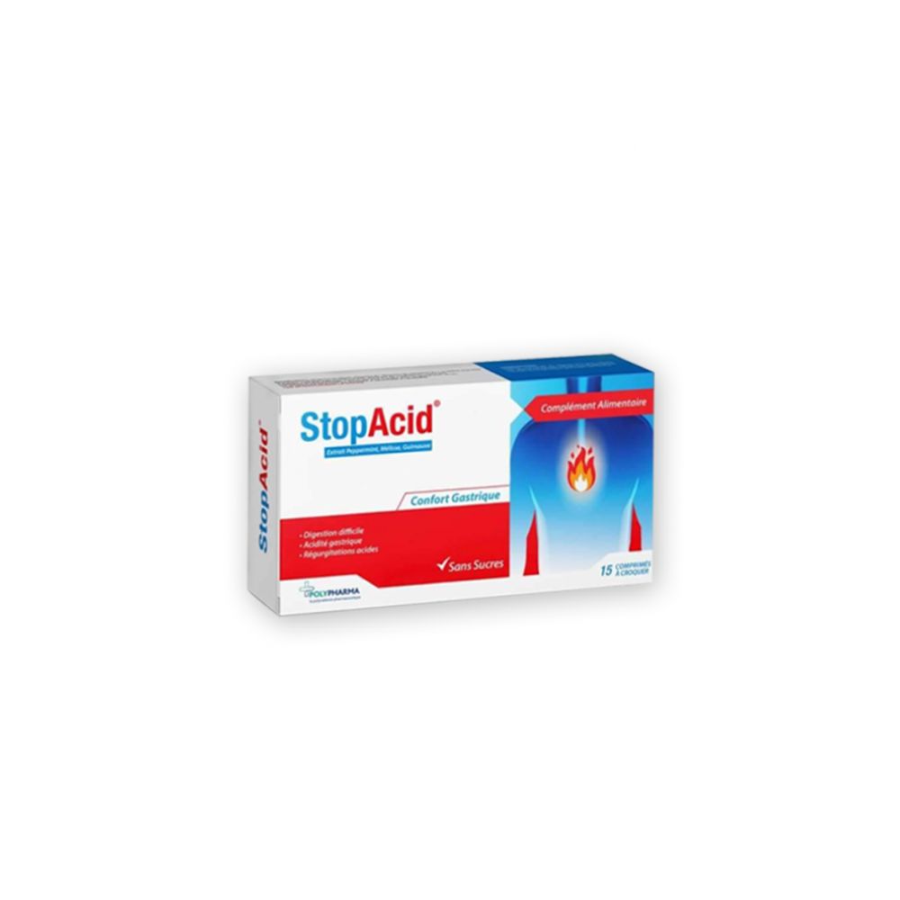 STOPACID 15 COMPRIMES A CROQUER