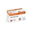 VERIFINE AIGUILLES STYLOS À INSULINE PEN NEEDLES 8 MM B/100