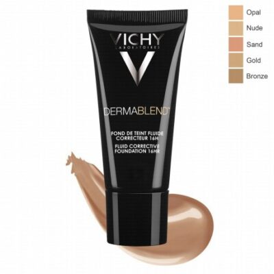 VICHY Dermablend Fond de Teint fluide correcteur 16h Teinte 15 Opal  30ml