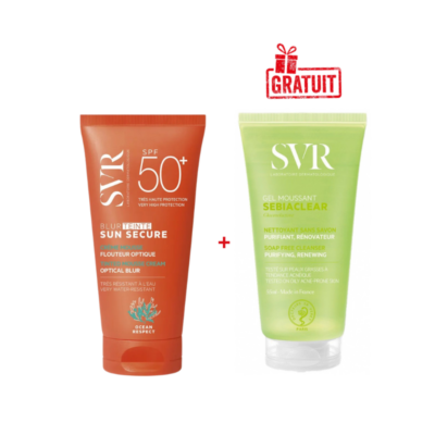 SVR SUN SECURE TEINTE+GEL MOUSSANT OFFERT